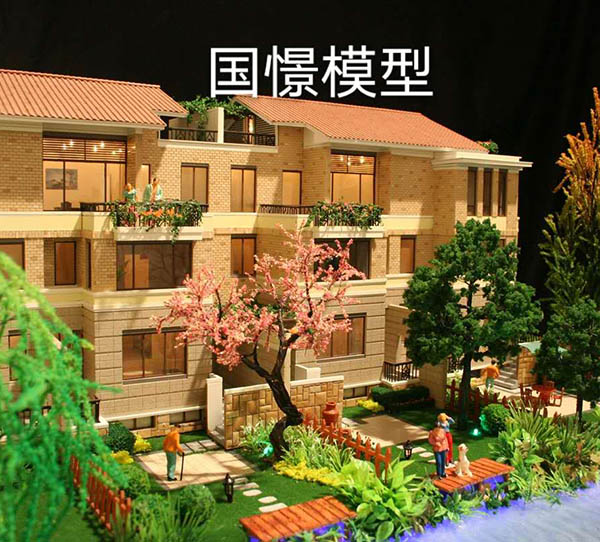 革吉县建筑模型