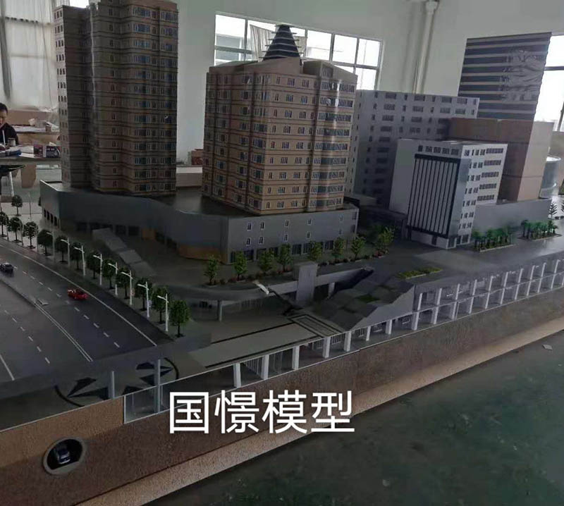 革吉县建筑模型