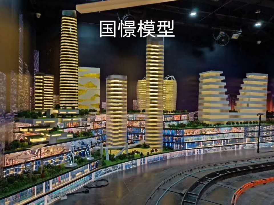 革吉县建筑模型