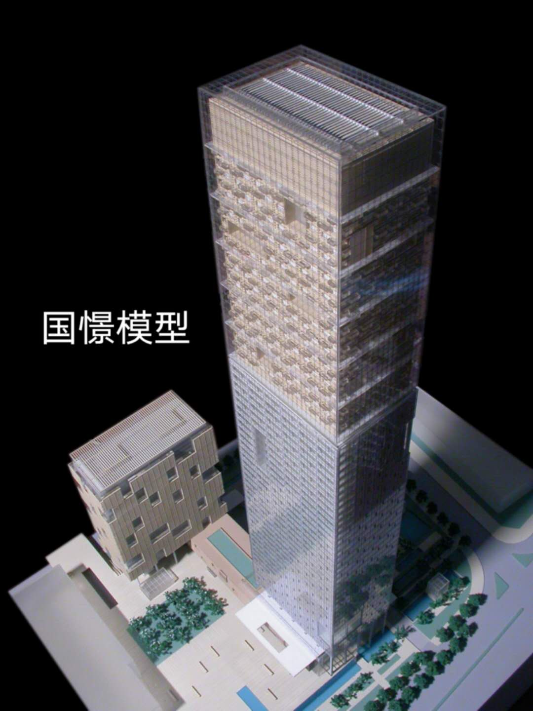 革吉县建筑模型